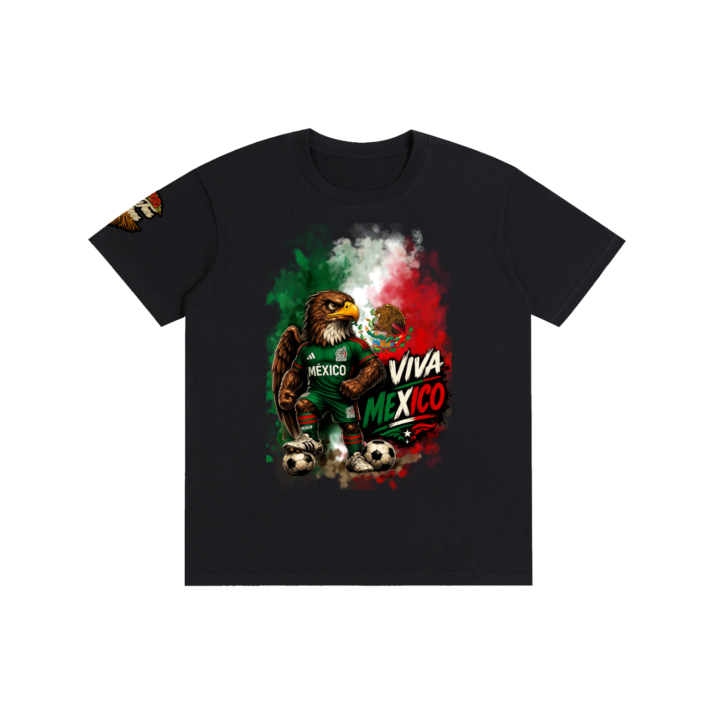 BLACK VIVA MEXICO TEES