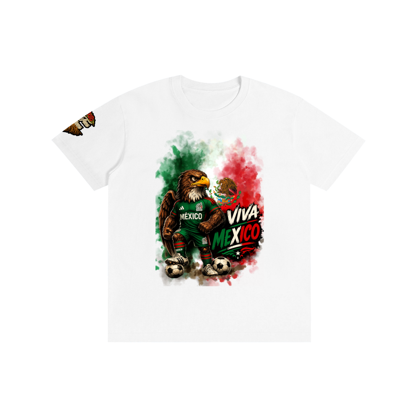 WHITE VIVA MEXICO TEES
