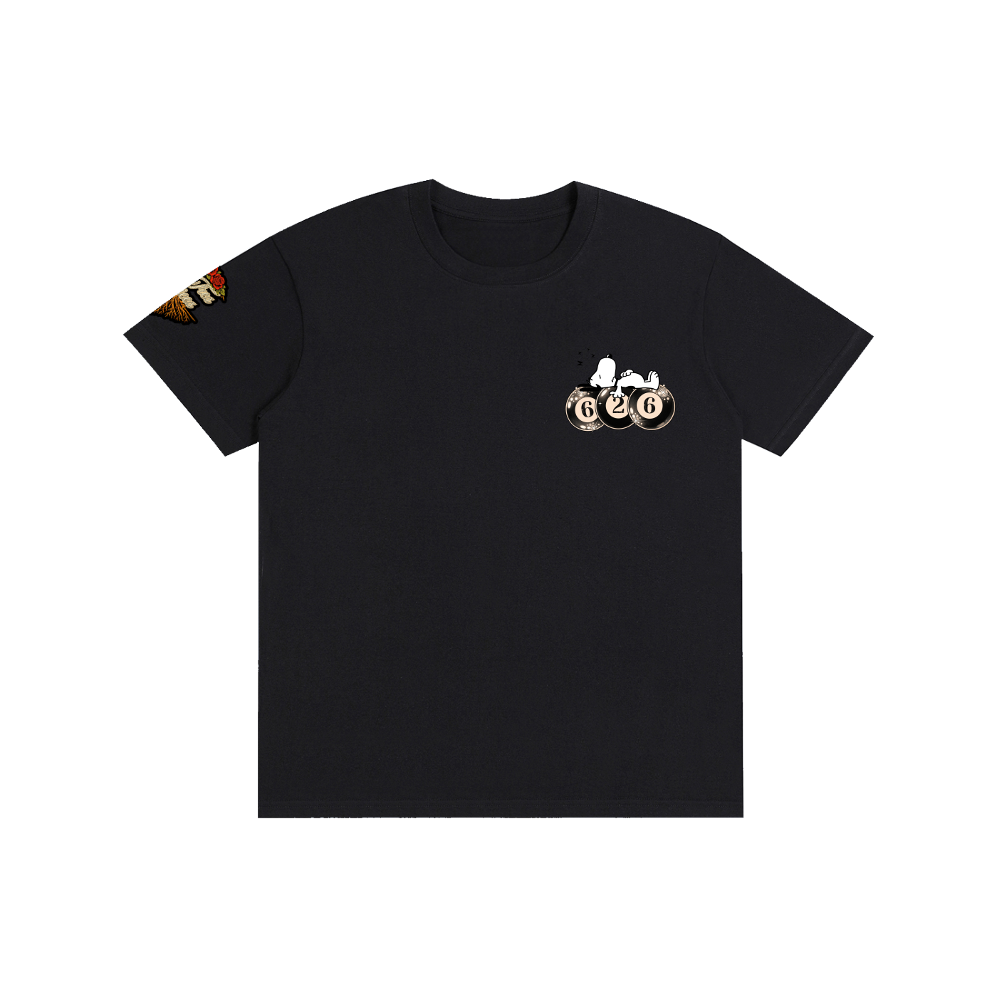 BLACK 626 LAZY TEE
