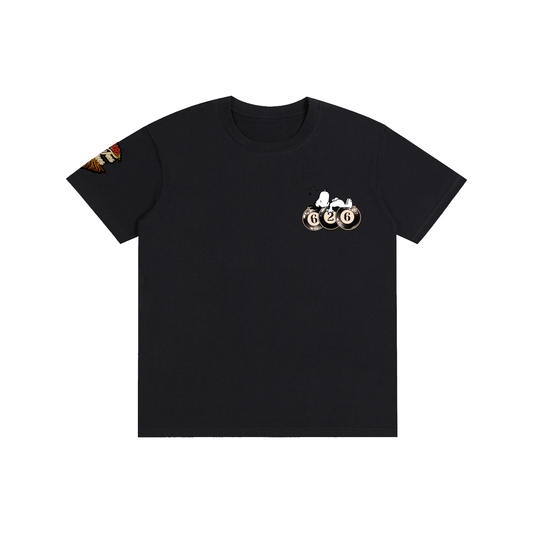 BLACK 626 LAZY TEE